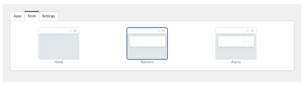Mosyle notification profile settings showing notification delivery preferences
