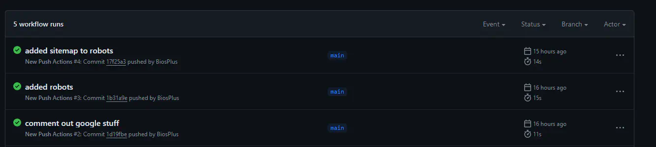 github runner times
